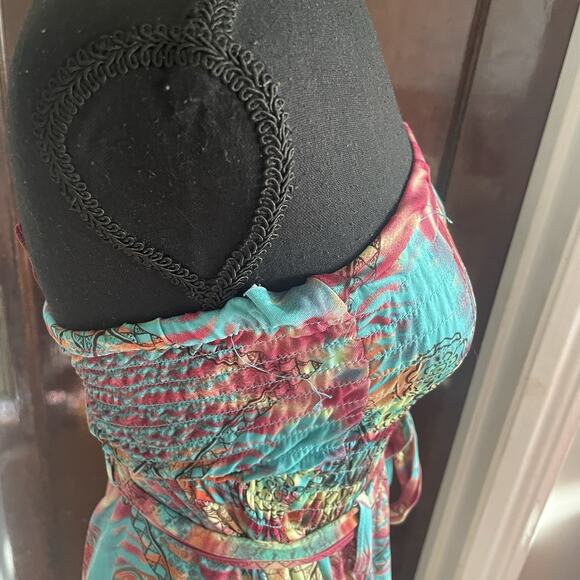 Apple Bottoms Sleeveless Tube Fit N Flare Dress Y2K MEDIUM Flaws - Picture 6 of 11